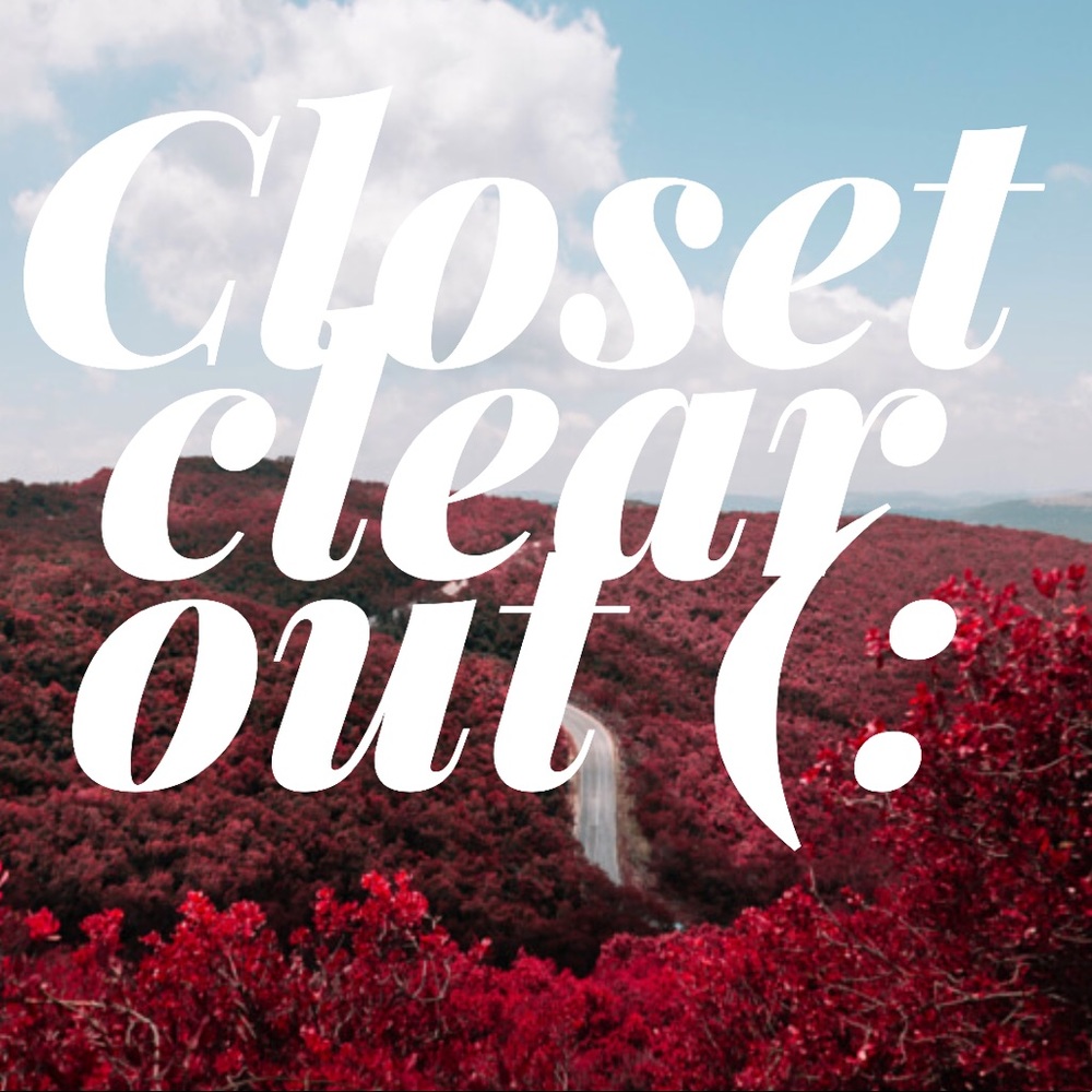 Let’s help clear each others closets (: